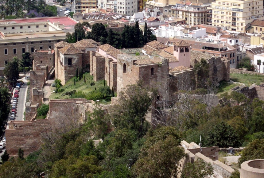 Alcazaba, Malaga, Hiszpania