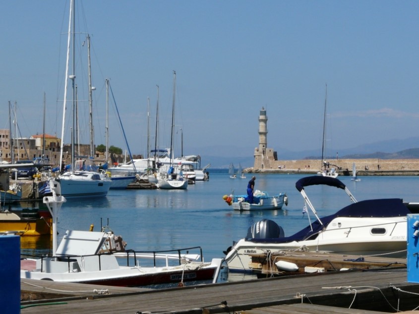 Port w Chanii, Kreta