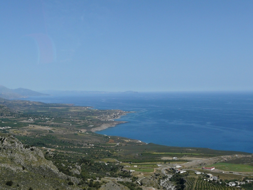 Widok na region Chora Sfakion, Kreta