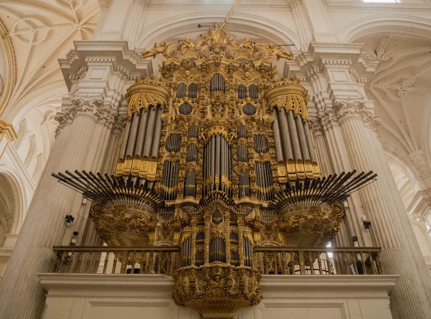 Organy w katedrze w Granadzie, Hiszpania