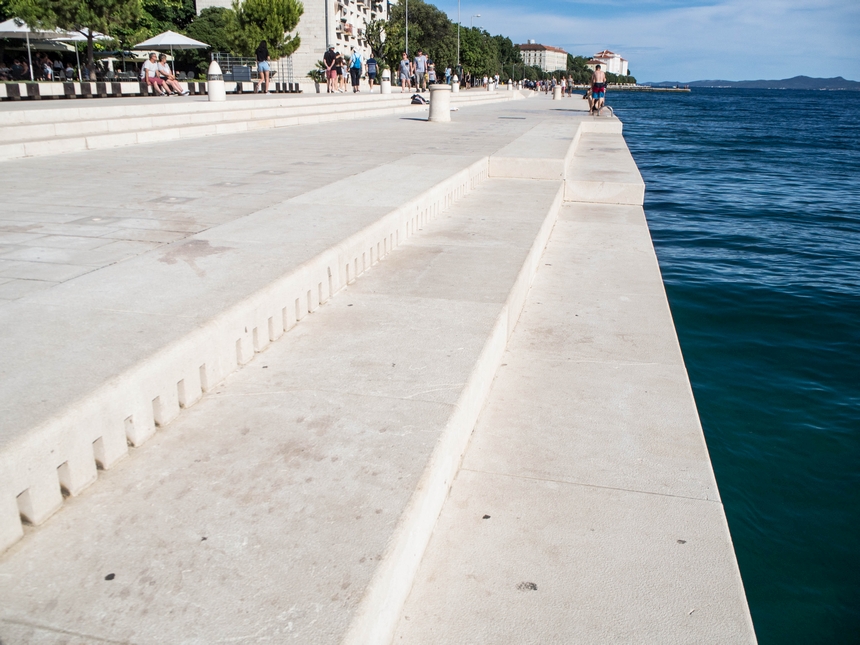 Organy morskie, Zadar, Chorwacja