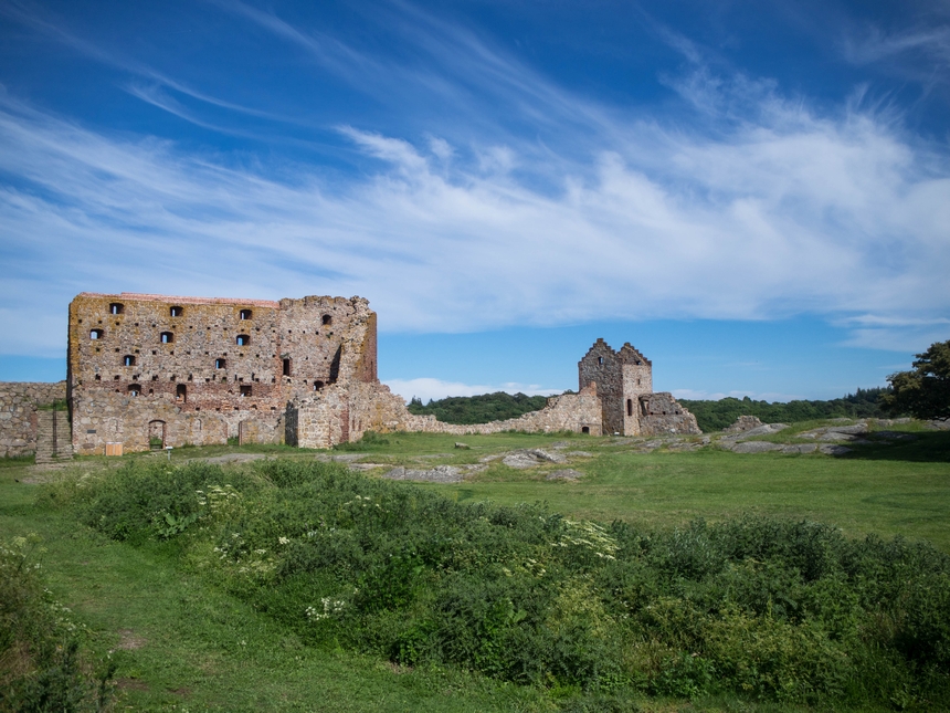 Ruiny zamku Hammershus, Bornholm