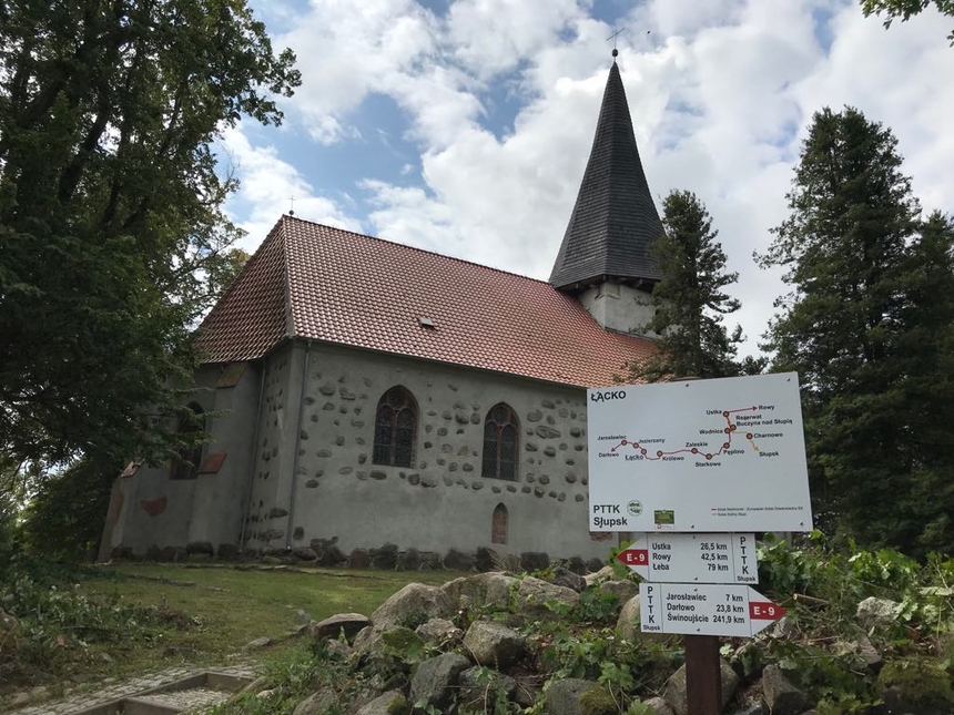 Kościół w miejscowości Łącko